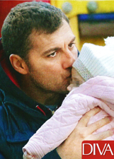Bobo Vieri tenero con la piccola Sofia, la figlia di Natalia Titova: le foto