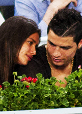 Cristiano Ronaldo e Irina Shayk teneri agli Open di Madrid 2012: foto