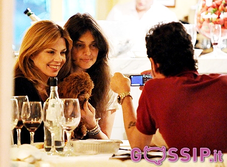 Rosita Celentano a cena a Roma Rosita Celentano a cena a Roma