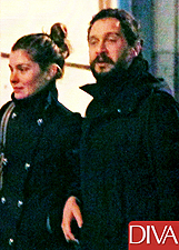 Vittoria Puccini e Claudio Santamaria teneri e appassionati: le foto