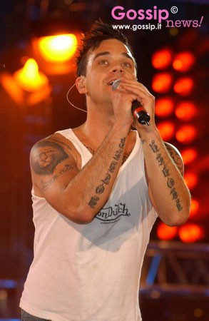 Robbie Williams, il fratello della sposa