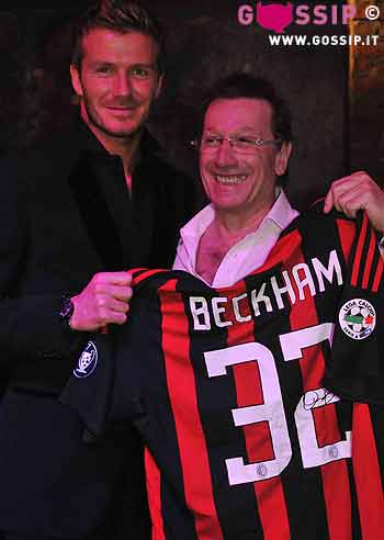 Milano bene: tutte pazze per Beckham