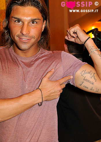 Conversano ci mostra i suoi tatoo