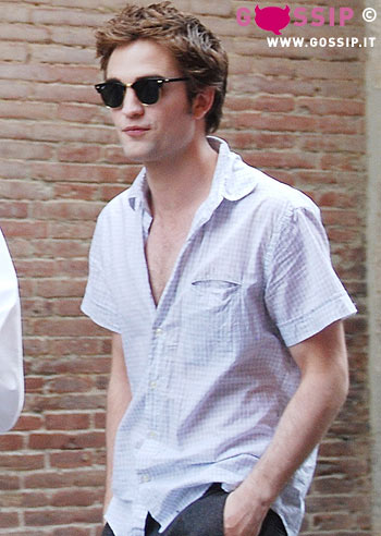Un vampiro a Montepulciano: Pattinson in Italia Un vampiro a Montepulciano: Pattinson in Italia