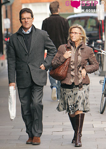 Capello e signora, shopping londinese da Harrods