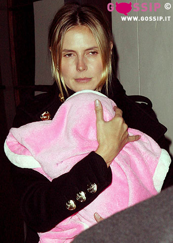 Heidi in pubblico con la nuova arrivata