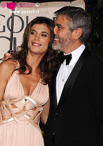 Clooney e Canalis, le foto ai Golden Globes