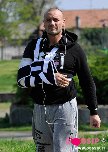 Esclusivo: Scattarella si allena col gesso