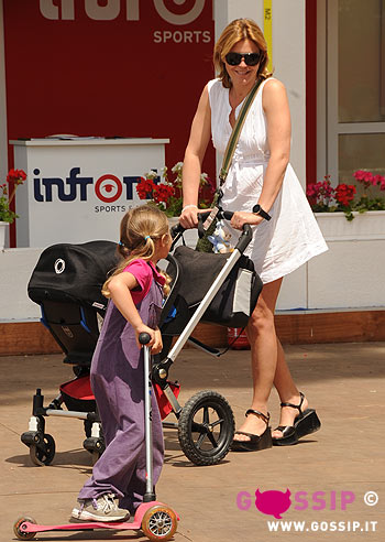 Vittoria Belvedere, in forma a un mese dal parto