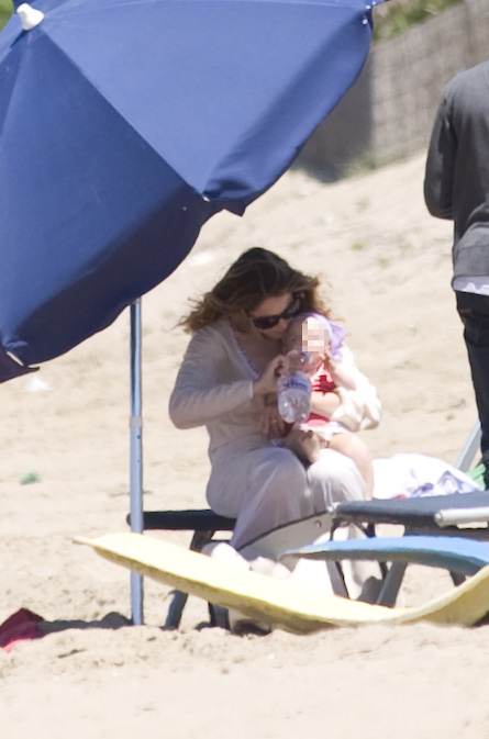 Gerini e Zampaglione al mare con le bimbe