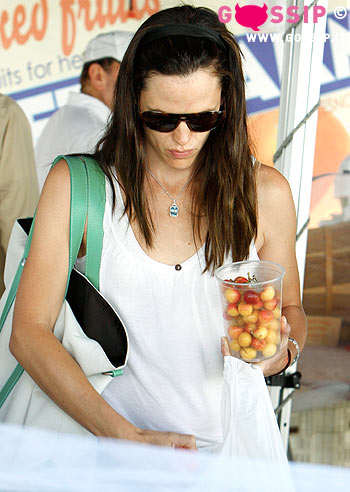 Jennifer Garner, una diva al mercato