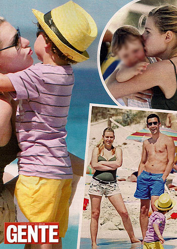 Barbara Berlusconi a Formentera con i figli Barbara Berlusconi a Formentera con i figli