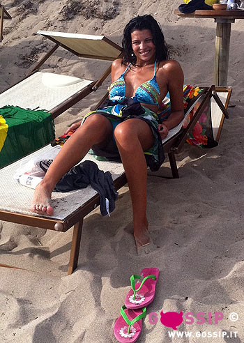 Esclusivo: la Chiabotto in Puglia con Fulco