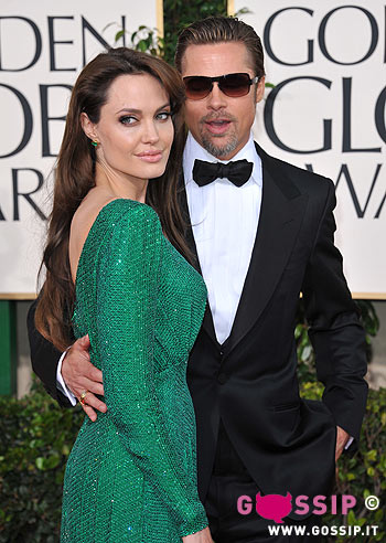 Brad ed Angie ai Golden Globe 2011: le foto