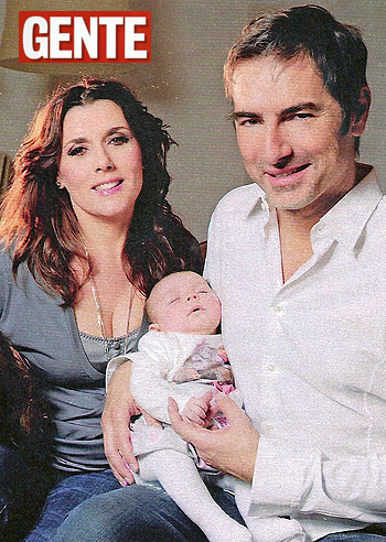 Marco Liorni papà tris