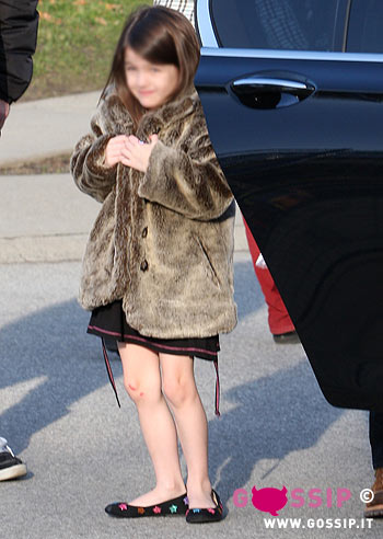 Suri Cruise con una pelliccia a 4 anni: foto