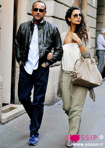 Conti e Morise, passeggiata d'amore: foto Conti e Morise, passeggiata d'amore: foto