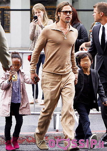 Brad Pitt e Angelina Jolie alla prima di 'Kung Fu Panda 2'