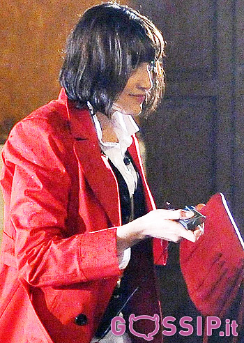 Gassman e Foglietta, acquazzone sul set