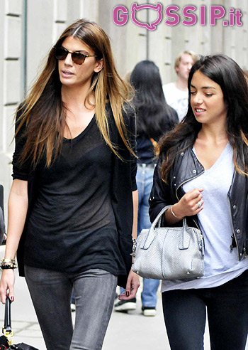 Bianca Brandolini d'Adda, shopping in casual look Bianca Brandolini d'Adda, shopping in casual look