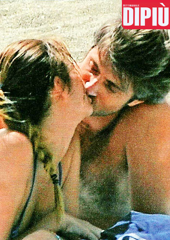 Ilaria Spada e Kim Rossi Stuart, passione a Sabaudia