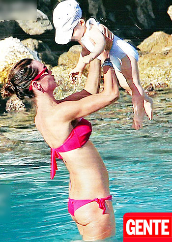 Silvia Toffanin, mamma in forma