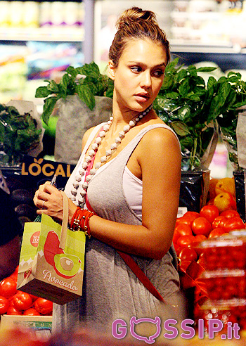 Jessica Alba, supermamma incinta