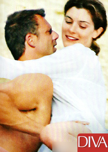 Alessandro Preziosi, in vacanza con Vittoria Puccini