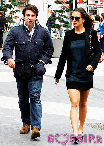 Pippa Middleton con un misterioso accompagnatore