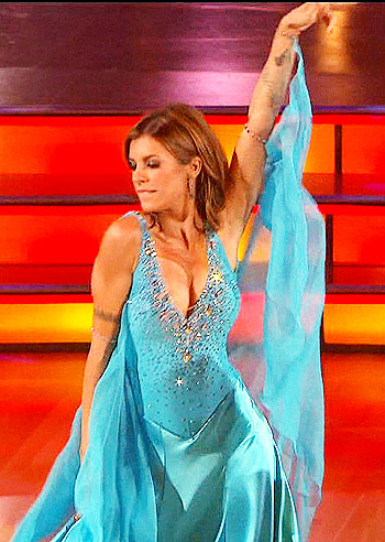 Elisabetta Canalis, da penultima ai primi posti