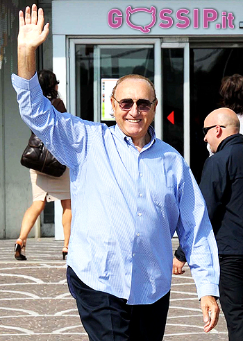Pippo Baudo lascia l'ospedale: foto
