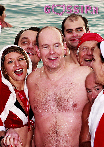 Alberto di Monaco, bagno gelato