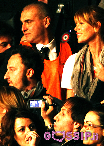 Alessia con Facchinetti alla corte della Pausini