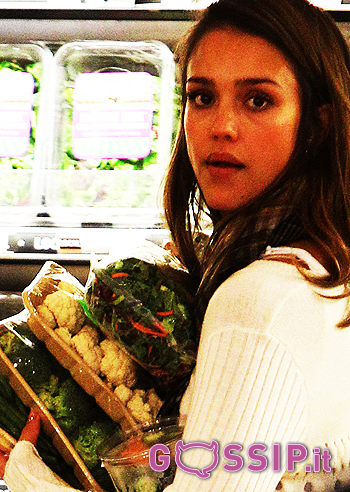 Solo verdure per Jessica Alba