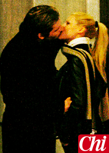 Michelle Hunziker, bocca a bocca con Tomaso