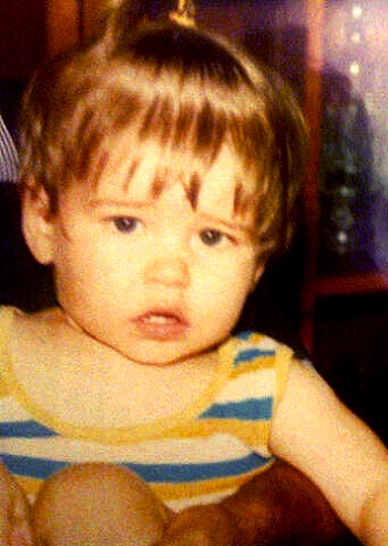 Elena Santarelli, già da bimba una mini star