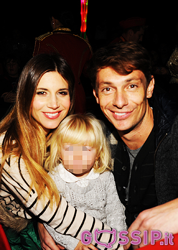 Giorgio Pasotti, con Nicoletta e Maria al circo