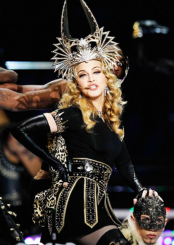 Madonna, al Super Bowl da star assoluta