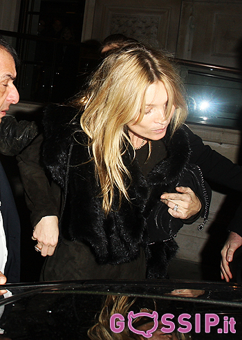 Kate Moss, ubriaca a Londra
