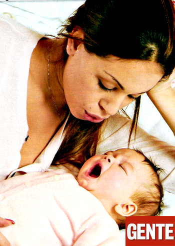 Ruby, felice con la piccola Sofia Aida