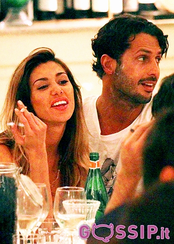 Belen Rodriguez e Fabrizio Corona, rissa per una bionda