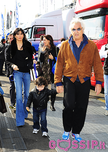 Flavio ed Eli all'autodromo con Nathan