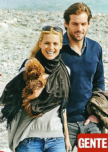 Michelle Hunziker e Tomaso Trussardi, coppia da copertina