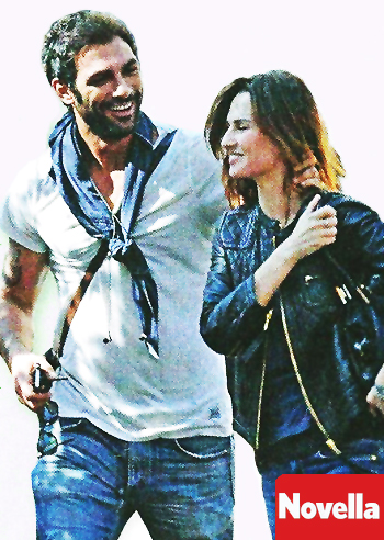 Anna Safroncik tenera con Francesco Arca