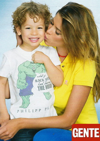 Aida Yespica, l'unico uomo è Aaron Aida Yespica, l'unico uomo è Aaron