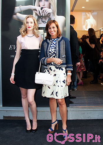 Riccobono con la Parodi per Swarvoski Riccobono con la Parodi per Swarvoski