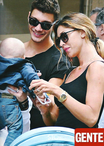 Belen Rodriguez, con Stefano voglia di famiglia Belen Rodriguez, con Stefano voglia di famiglia
