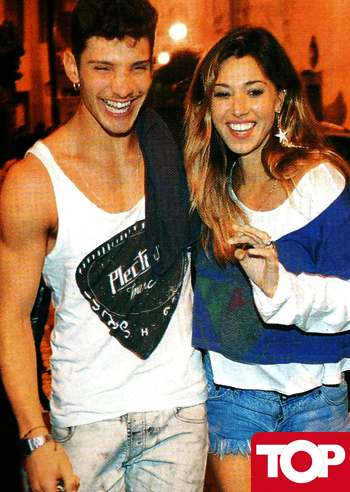 Belen Rodriguez a Torre Annunziata con Stefano Belen Rodriguez a Torre Annunziata con Stefano