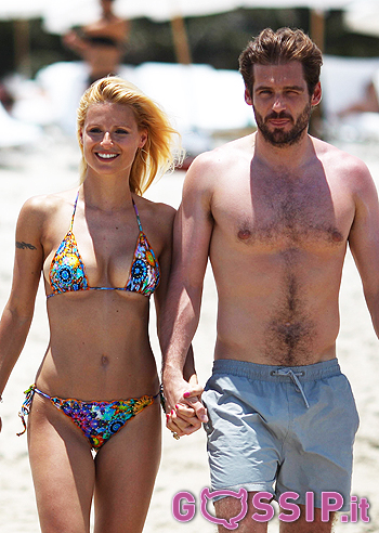 Michelle Hunziker, a Miami stavolta con Tomaso