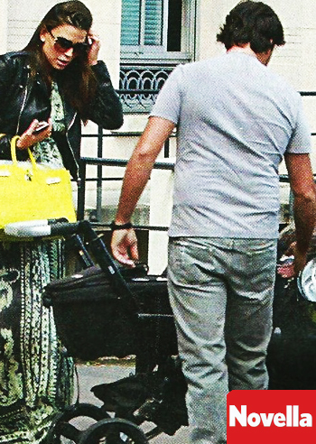 Claudia Galanti torna a casa con Tal Claudia Galanti torna a casa con Tal